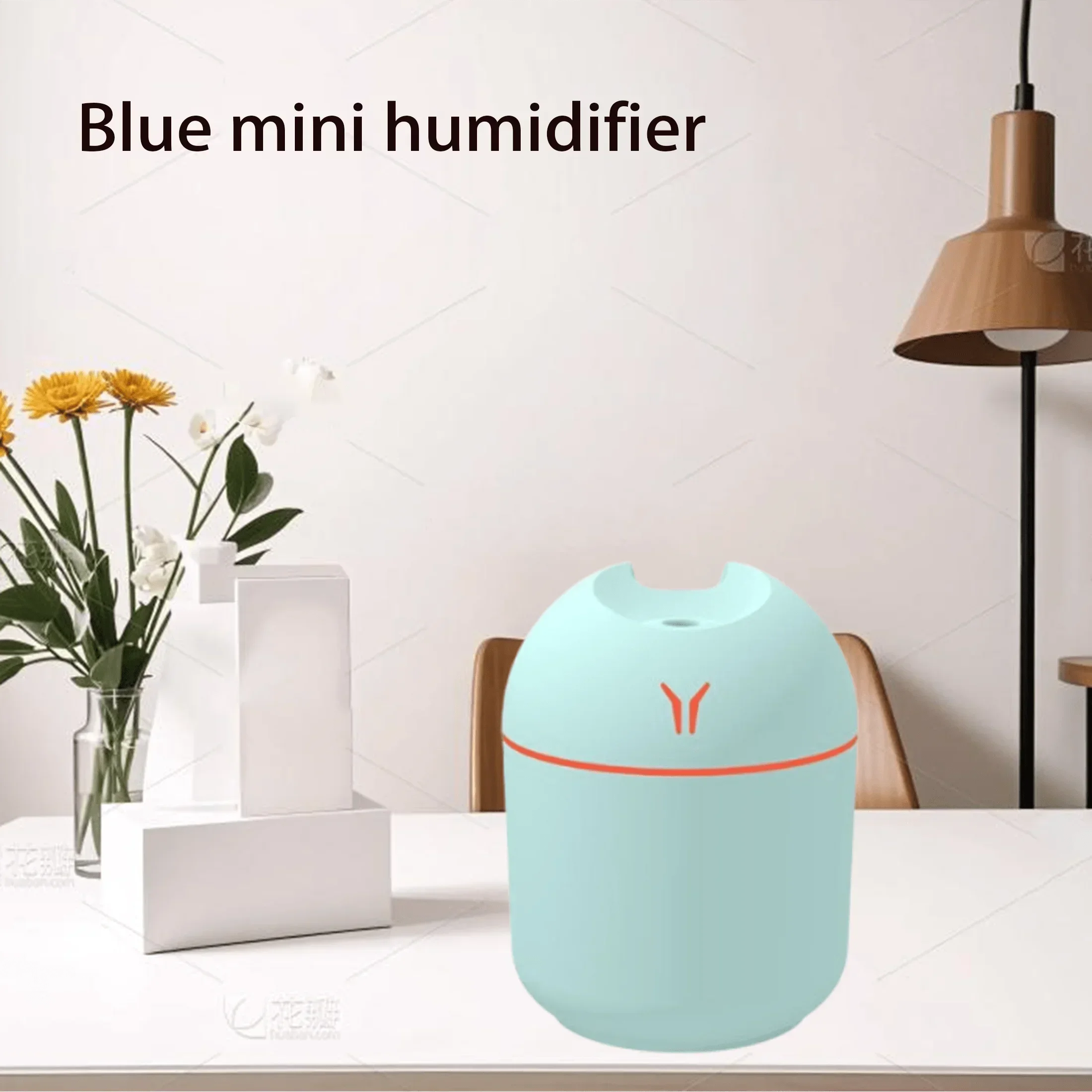 1Pc Compact USB Aroma Diffuser & Humidifier Withled Night Light - Pink & Mint Green, Essential Oil Atomizer for Homeand Car Use