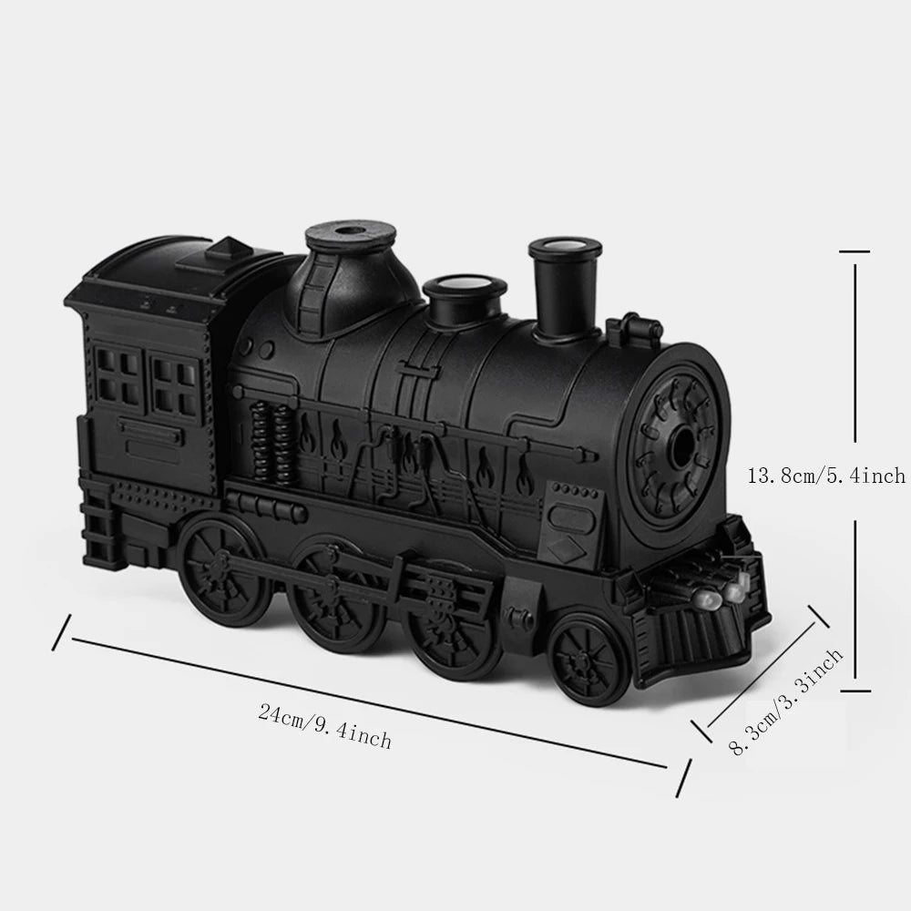 Essential Oil Diffuser Train Humidifier 300Ml Two Mist Modes Aromatherapy Diffuser Two-Color Lighting Humidification for Home